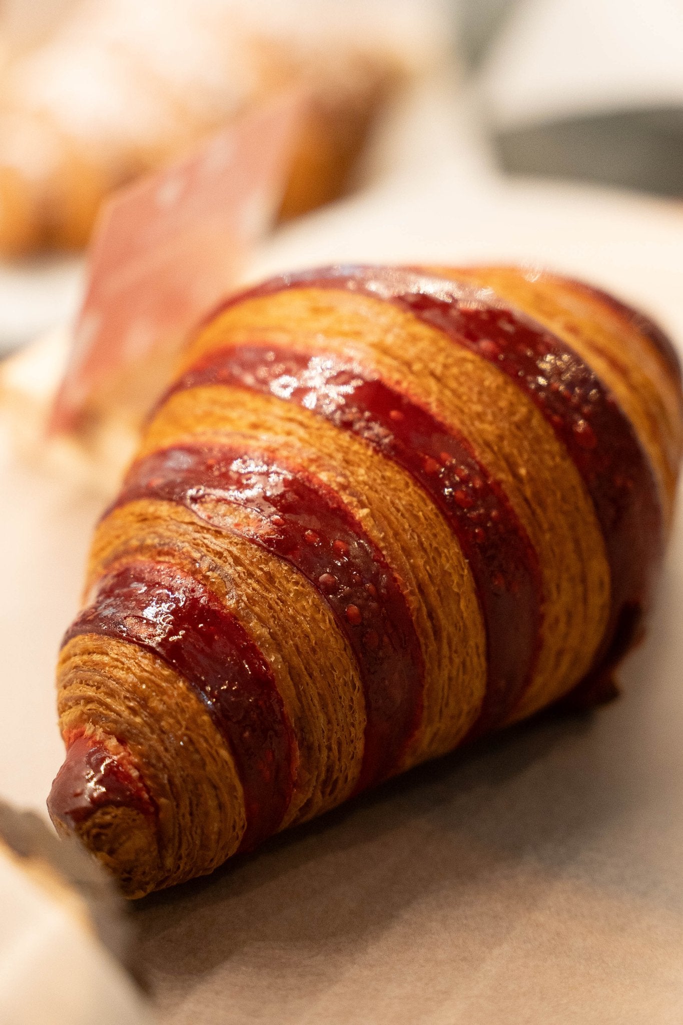 Raspberry Royal Croissant - Fior Di Latte